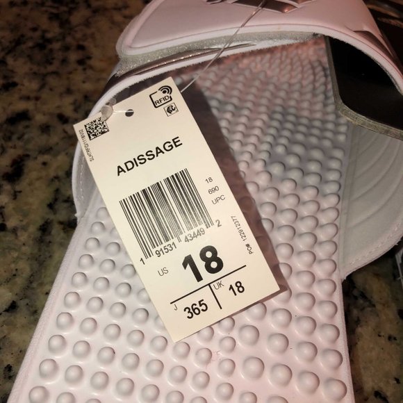NWT Adidas Adissage Slide On Sandals/Flip Flops main image 5